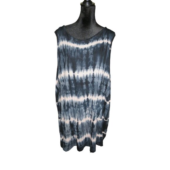 BOGO LIVI  Plus Size   30/32 Sleeveless Tie Dye Blouse Rayon & Spandex - Picture 1 of 7